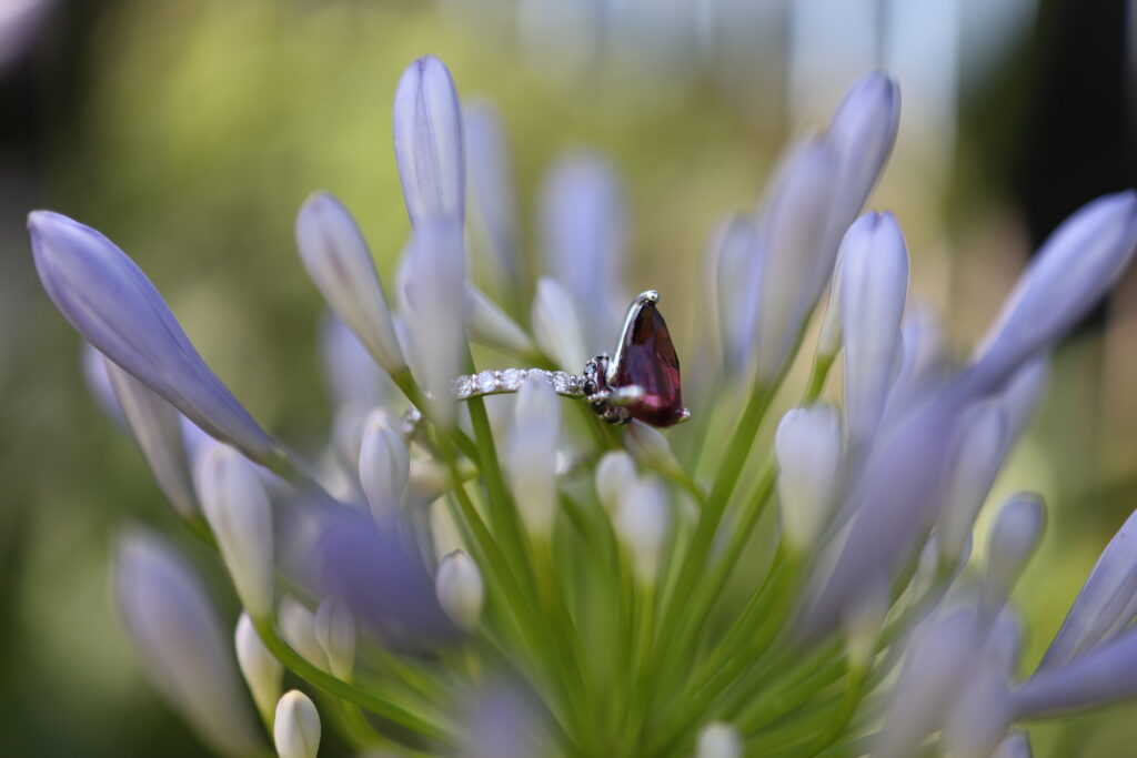 Nature-inspired elegance in custom jewelry.