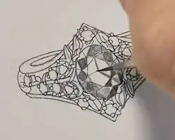 Designing timeless custom jewelry.