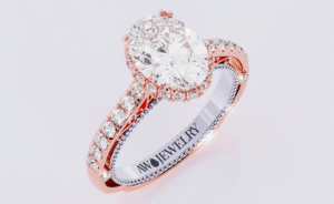 Bow-Tie effect appearing in an oval ring