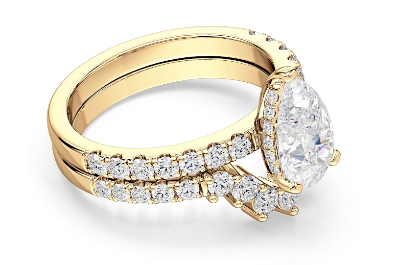 Lively oval with clear heart.