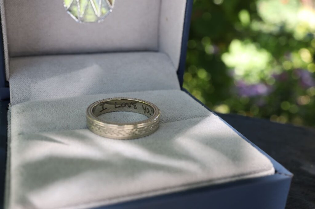 Engrave the quiet words that make this yours.