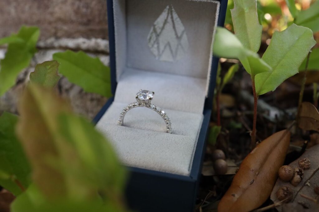 Timeless wedding band of devotion.