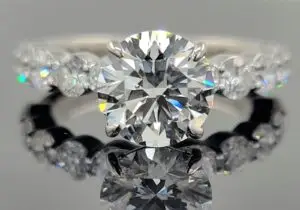 Sparkling Moissanite Gemstone