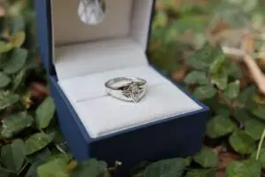 Men ring made with alternative metals