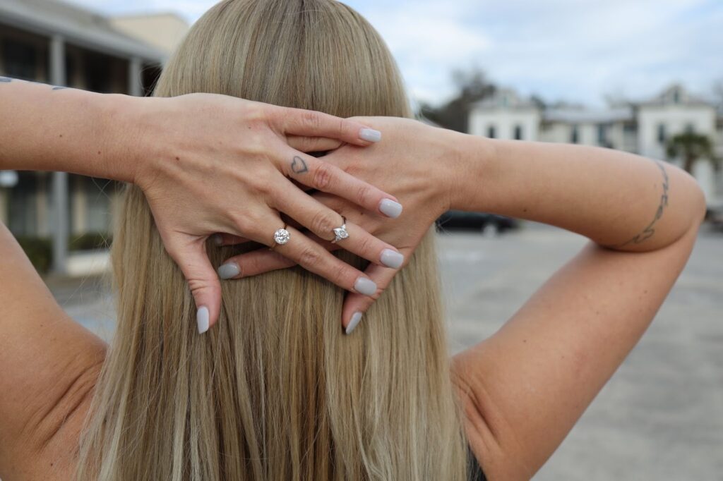 Elongated diamond shapes refining coverage, brightness, presence.