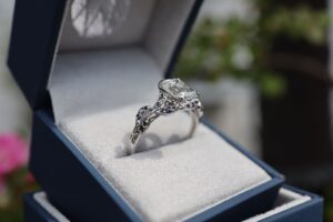 Ring giving new look with prong retipping