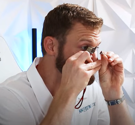 Clean ring gently to guard prongs
