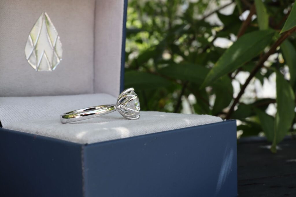 Mixed-Metal Wedding Band with calm, modern contrast.
