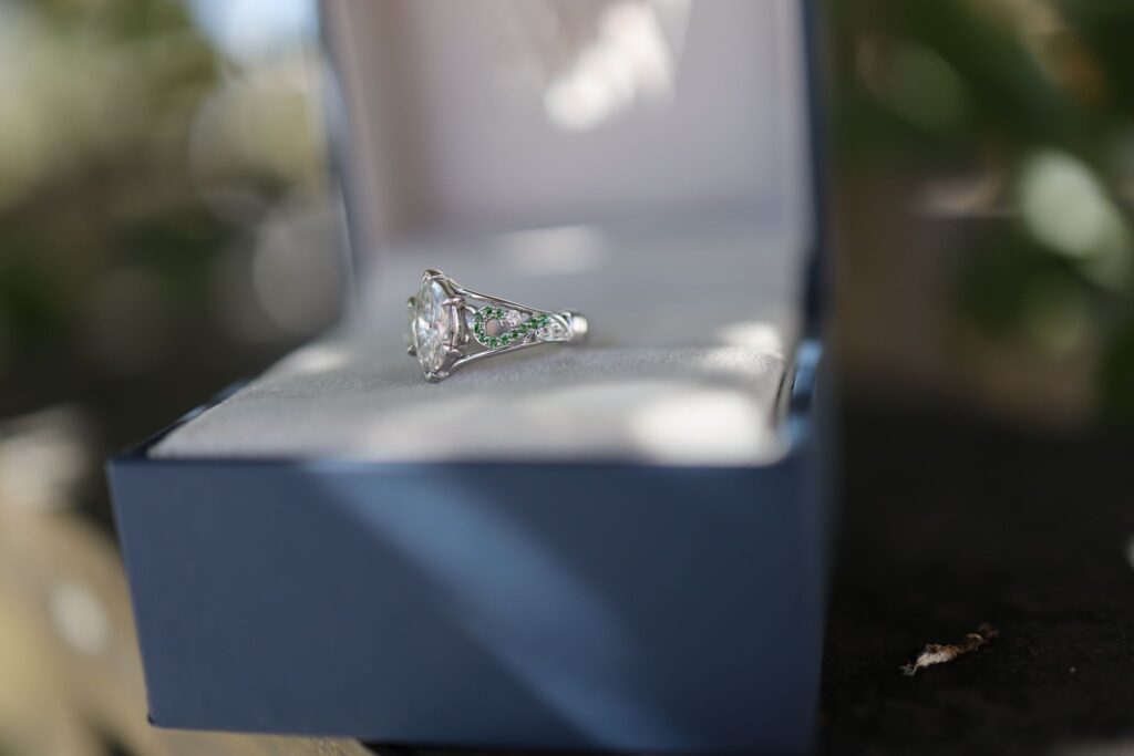 Engagement Ring Crafted with Personal Touches.